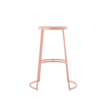 Hula 28.75" Modern Designer Iron Curved Backless Bar Stool